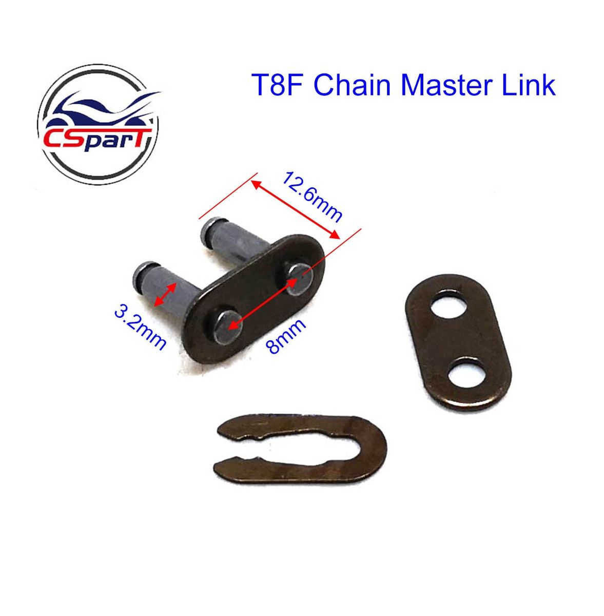 10PCS T8F Chain Master Link Mini Moto Pocket Dirt Pit ATV Quad Go Kart E Gas Scooter 47CC 49CC