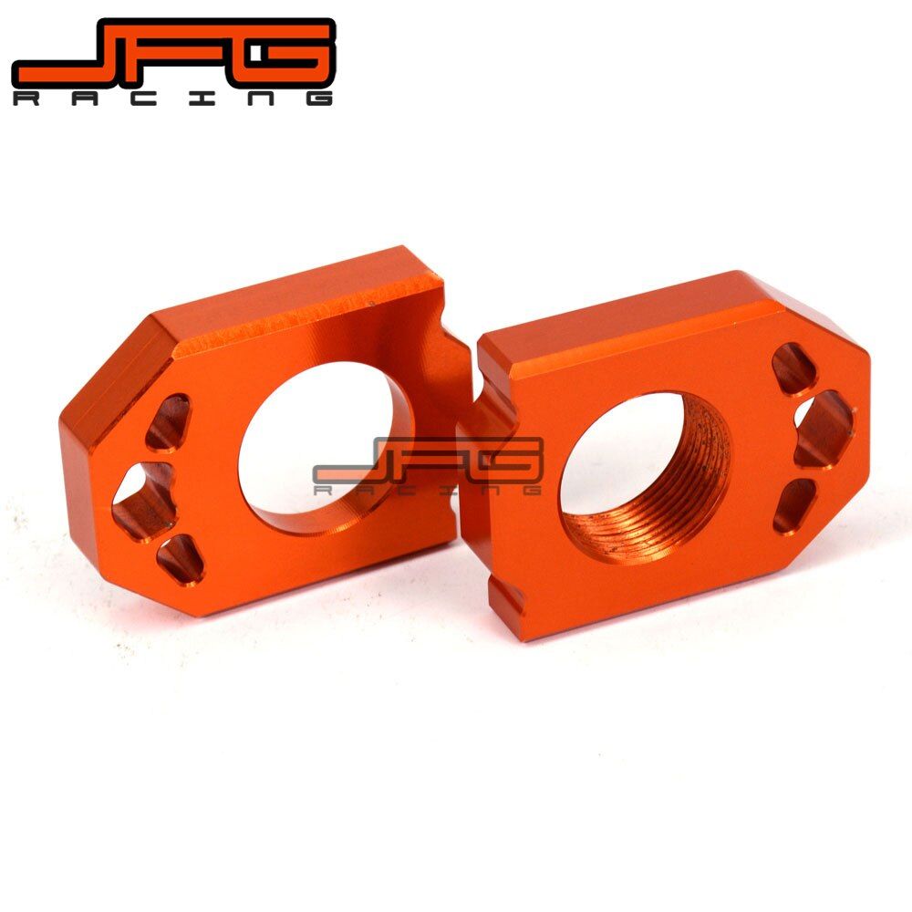 Motorcycle CNC Rear Chain Axle Blocks For KTM 125 200 250 300 350 450 SX SX-F XC XC-F 2013 2014 2015 2016 2017 2018 2019-2022