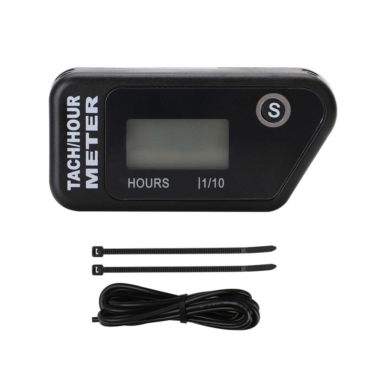 Universal Motorcycle 60000RPM LCD Digital Hour Meter