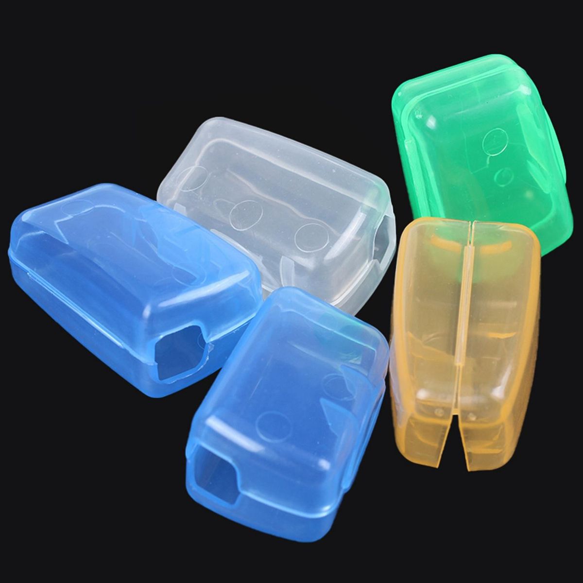 10 Pcs Portable Brushes Cap Cases Covers Toothbrush Holder