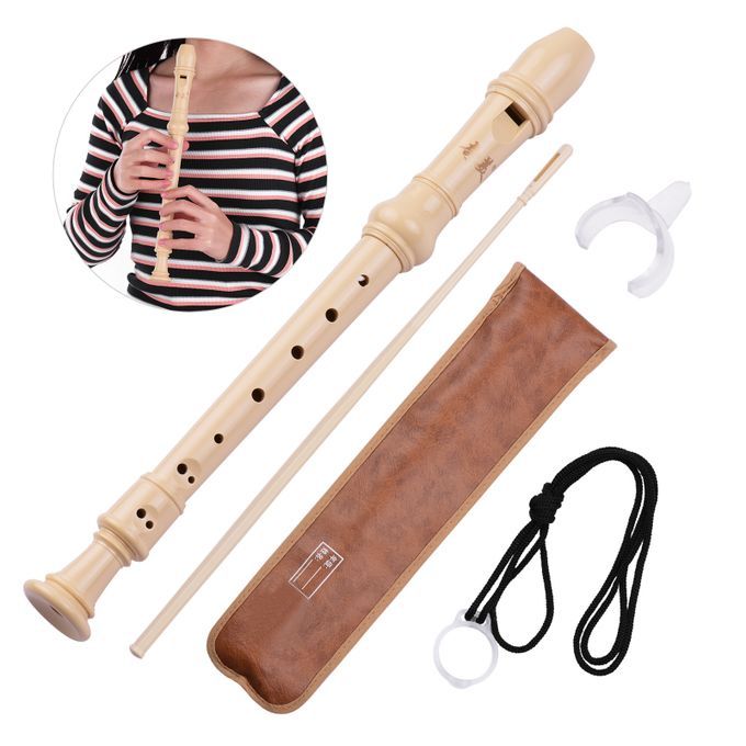 QI MEI 8-Hole German Style Soprano Descant Recorder Flute