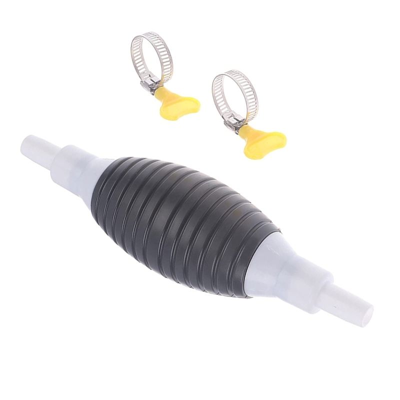 Oil Transfer Petrol Liquid Syphon Saver Gas Manual Pumps Large-bore Ball High-flow