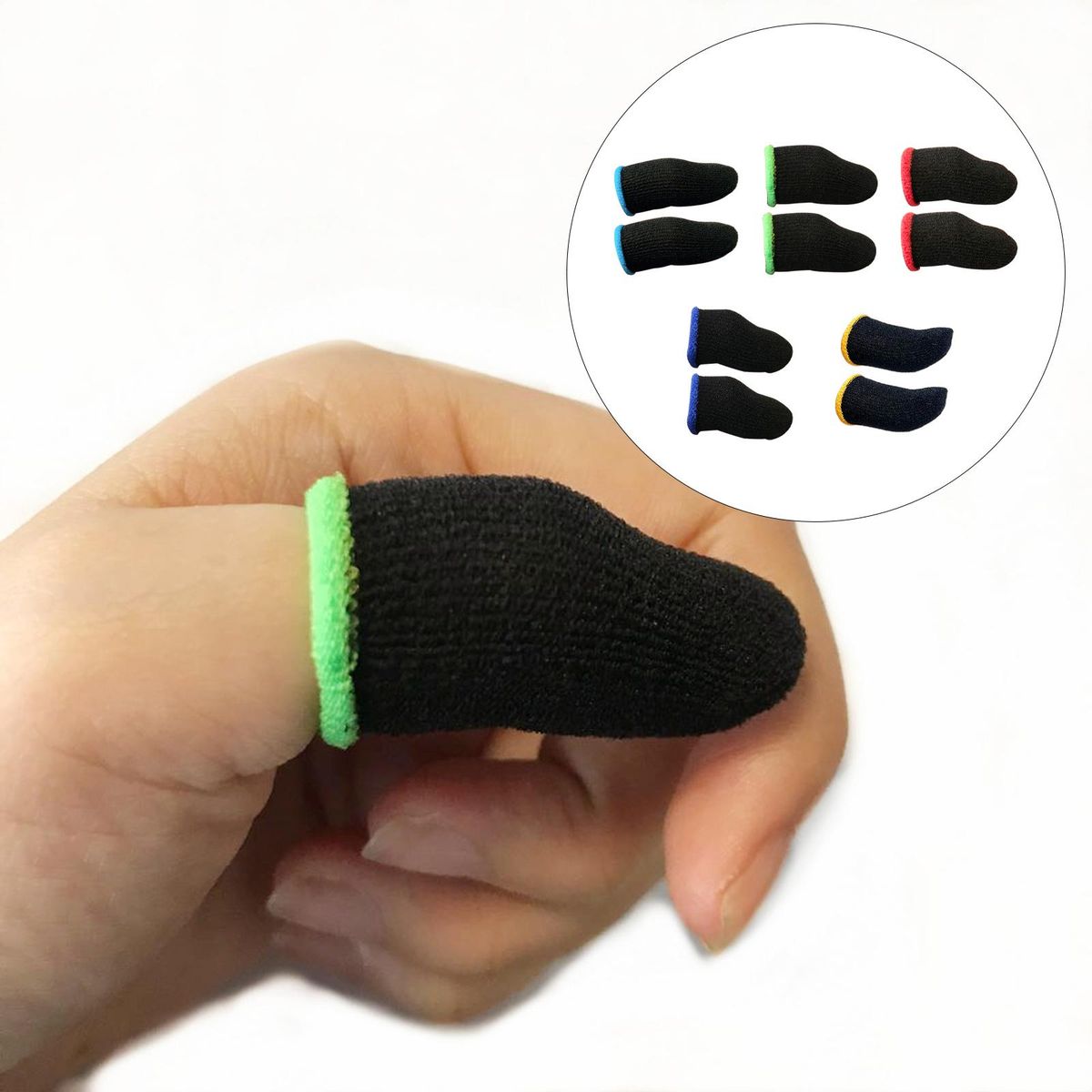 Touch Screen Finger Cover Controller Finger Thumb 10pcs