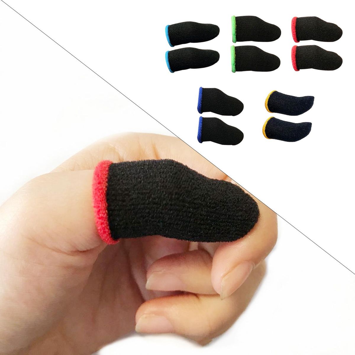 Touch Screen Finger Cover Controller Finger Thumb 10pcs