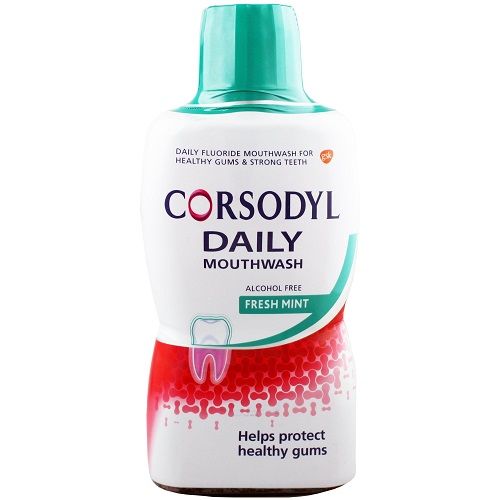 Daily Mouthwash Fresh Mint 500ml X 6 Pieces