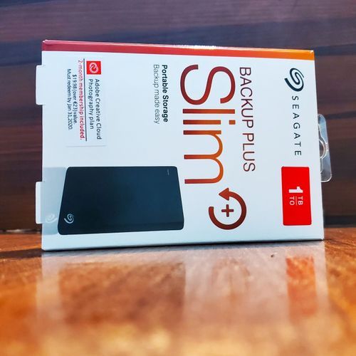 1TB BackUp Plus Slim Portable Hard Drive