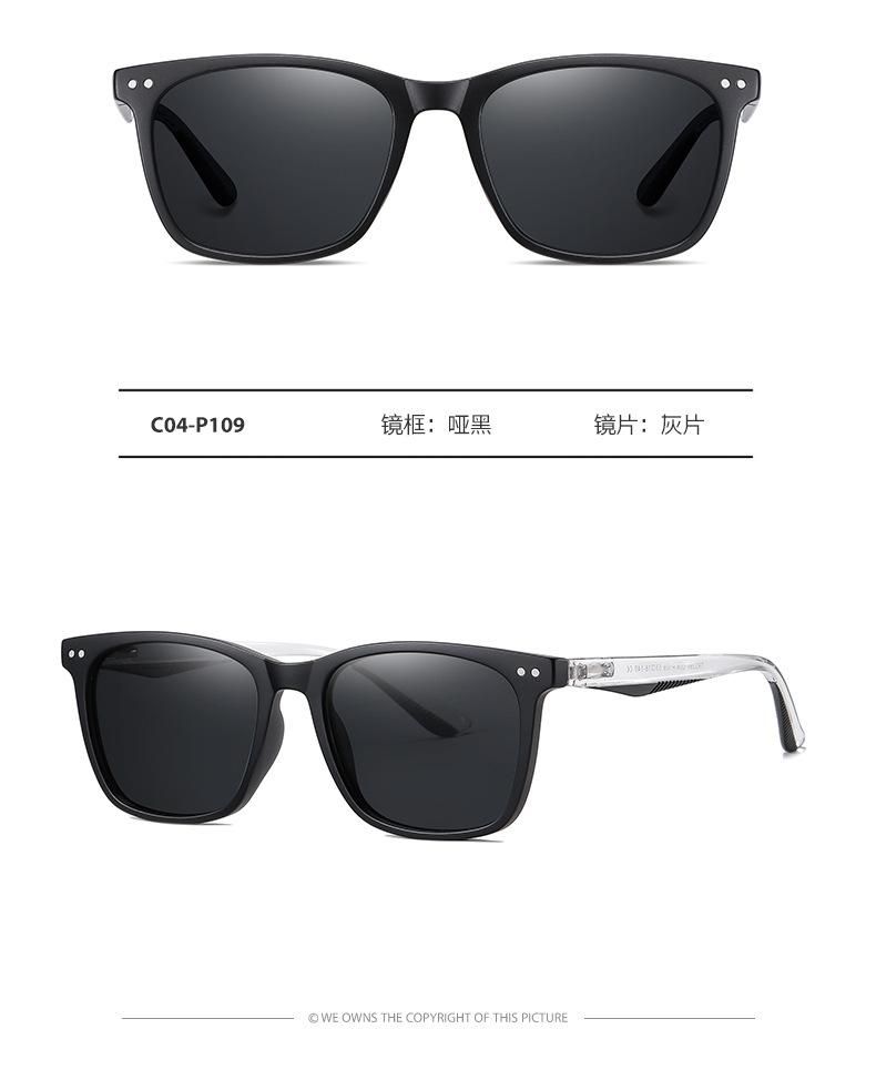 Retro Sunglasses Unisex Square Sunglasses C04