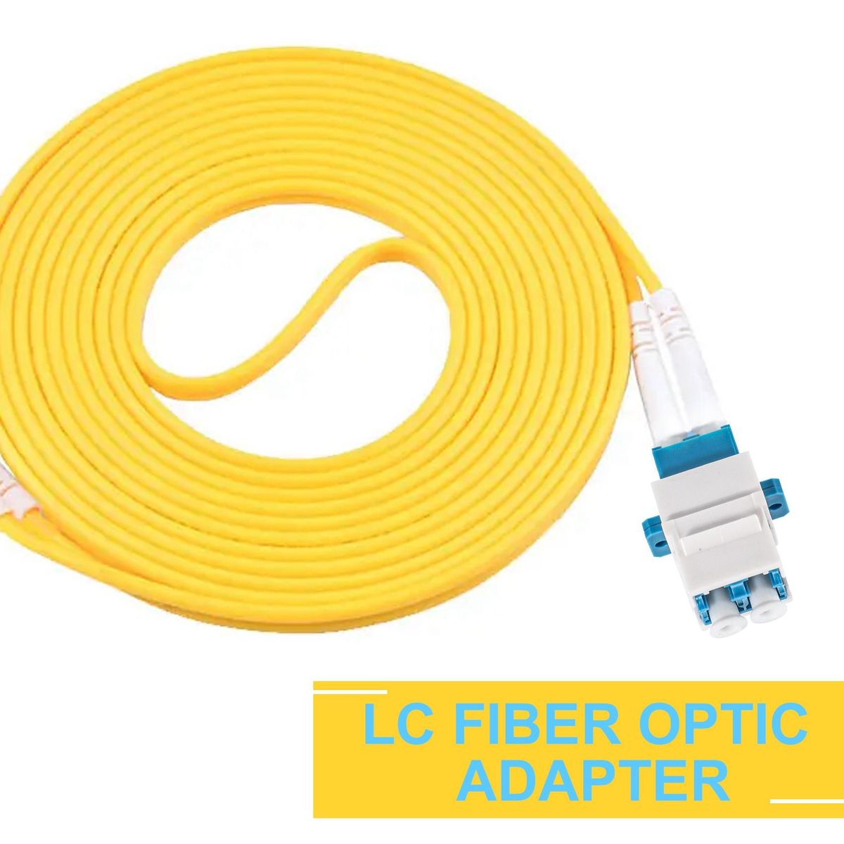 LC Fiber Optic Adapter LC to LC Duplex Multimode 10GB F/F