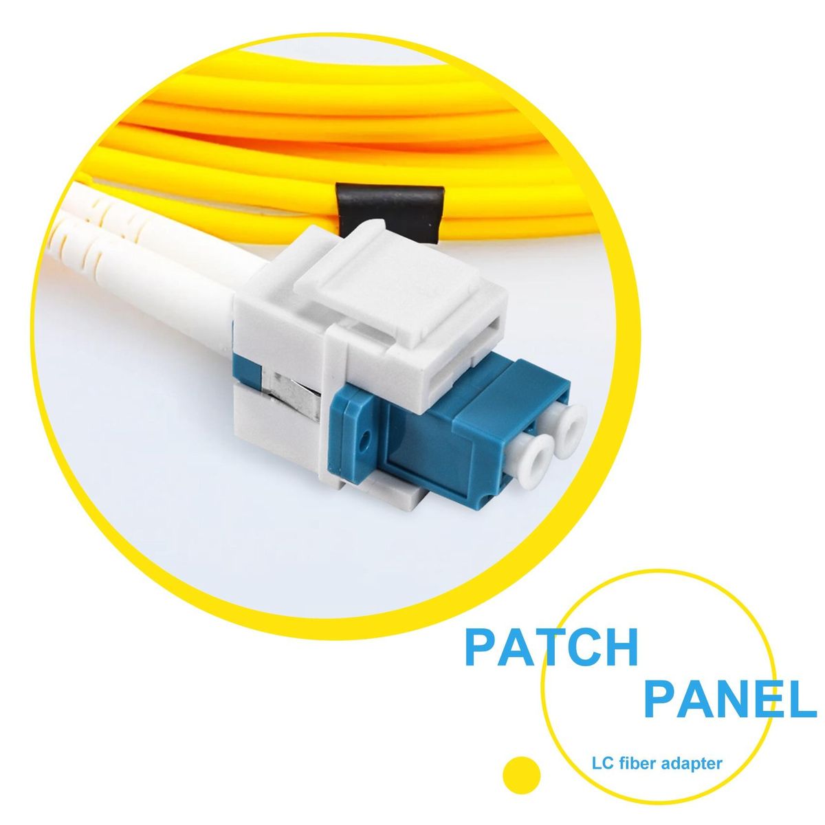 LC Fiber Optic Adapter LC to LC Duplex Multimode 10GB F/F