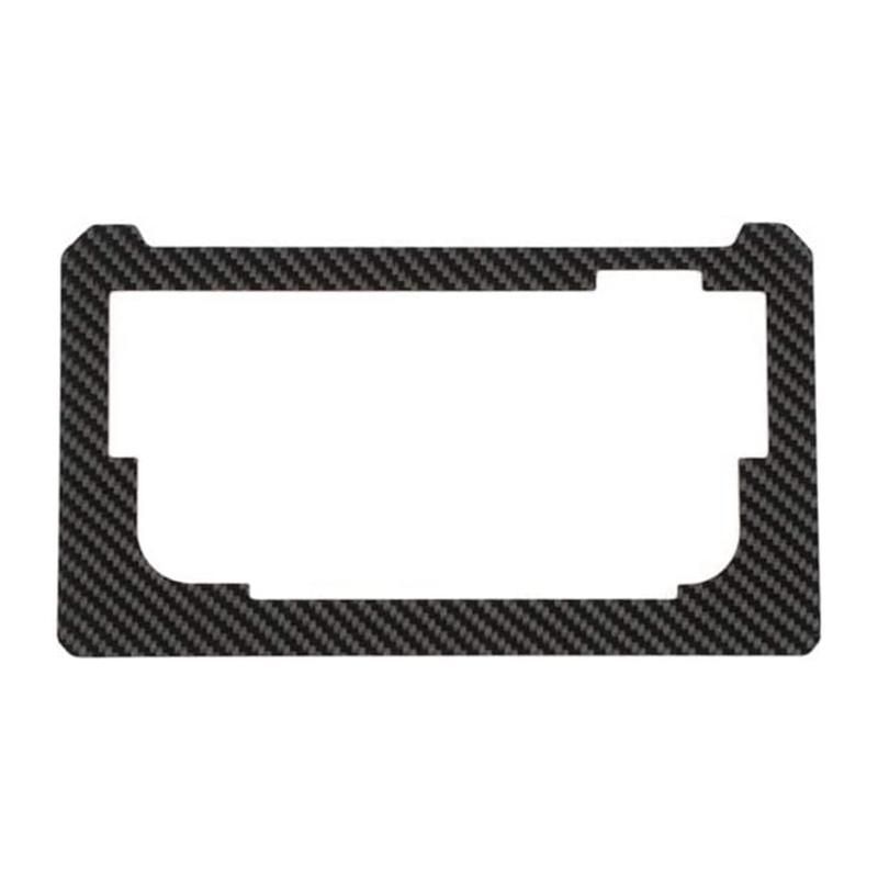 Car CD Screen Panel Decorative Cover Sticker Trim Carbon