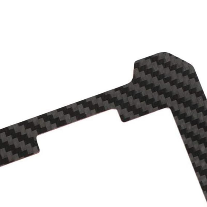 Car CD Screen Panel Decorative Cover Sticker Trim Carbon