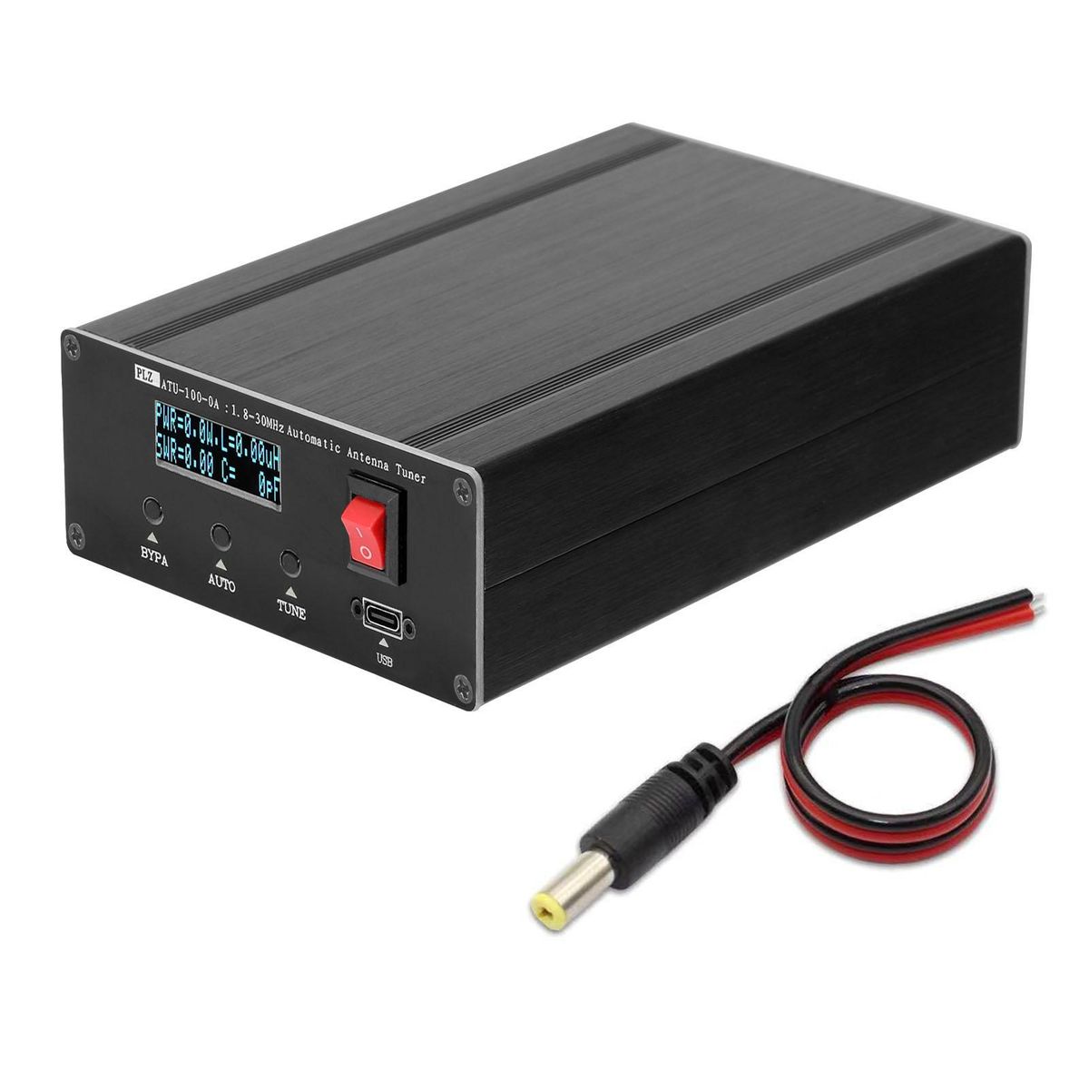 ATU100 1.8-30Mhz Automatic Shortwave Antenna Tuner with 0.91inch OLED Display