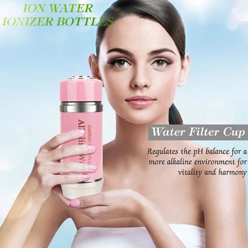 400ml Alkaline Hydrogen Flasks Nano Energy Water Bottle Ion