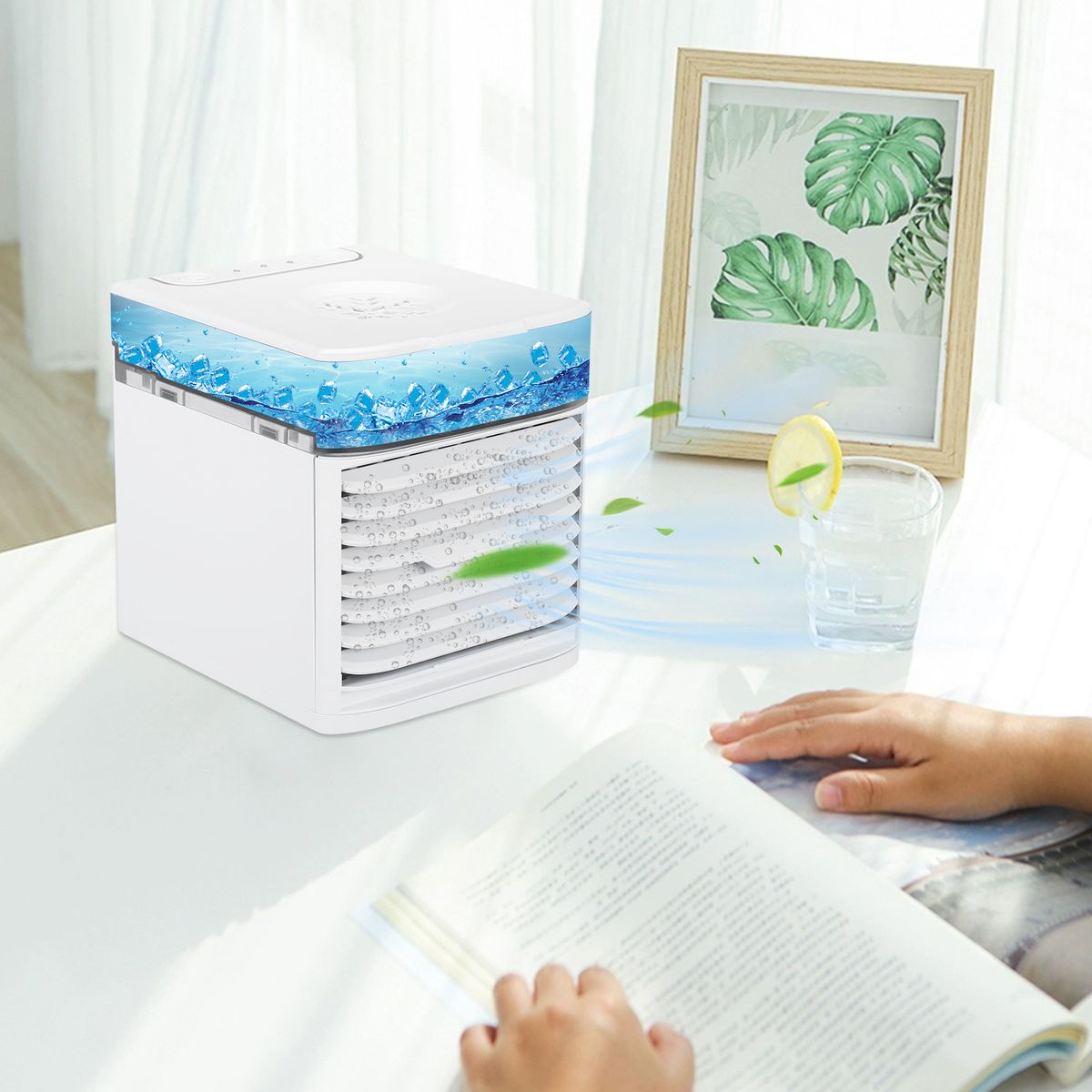 USB Air Conditioning Fan 3 Speeds 41℉ Air Cooling Fan
