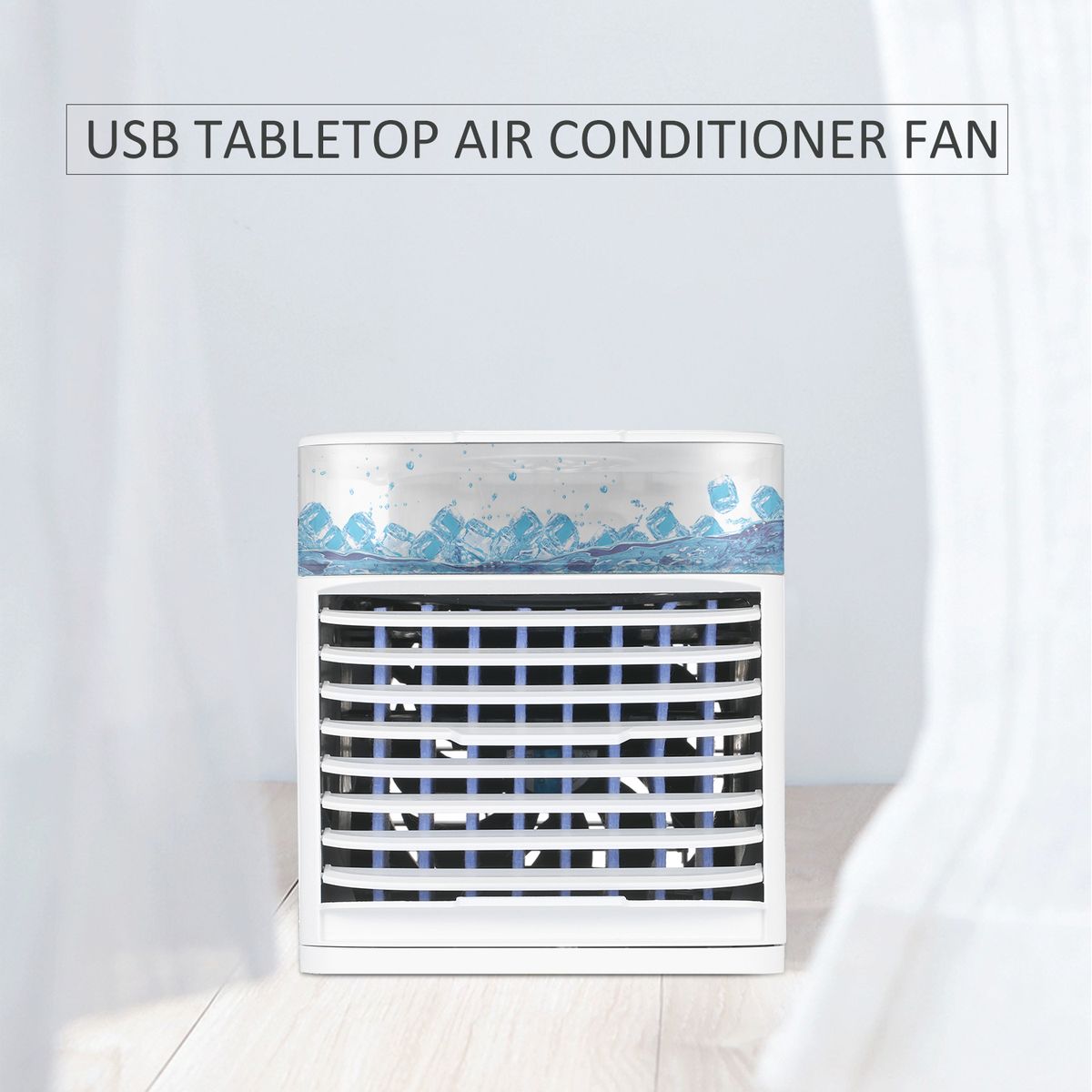 USB Air Conditioning Fan 3 Speeds 41℉ Air Cooling Fan