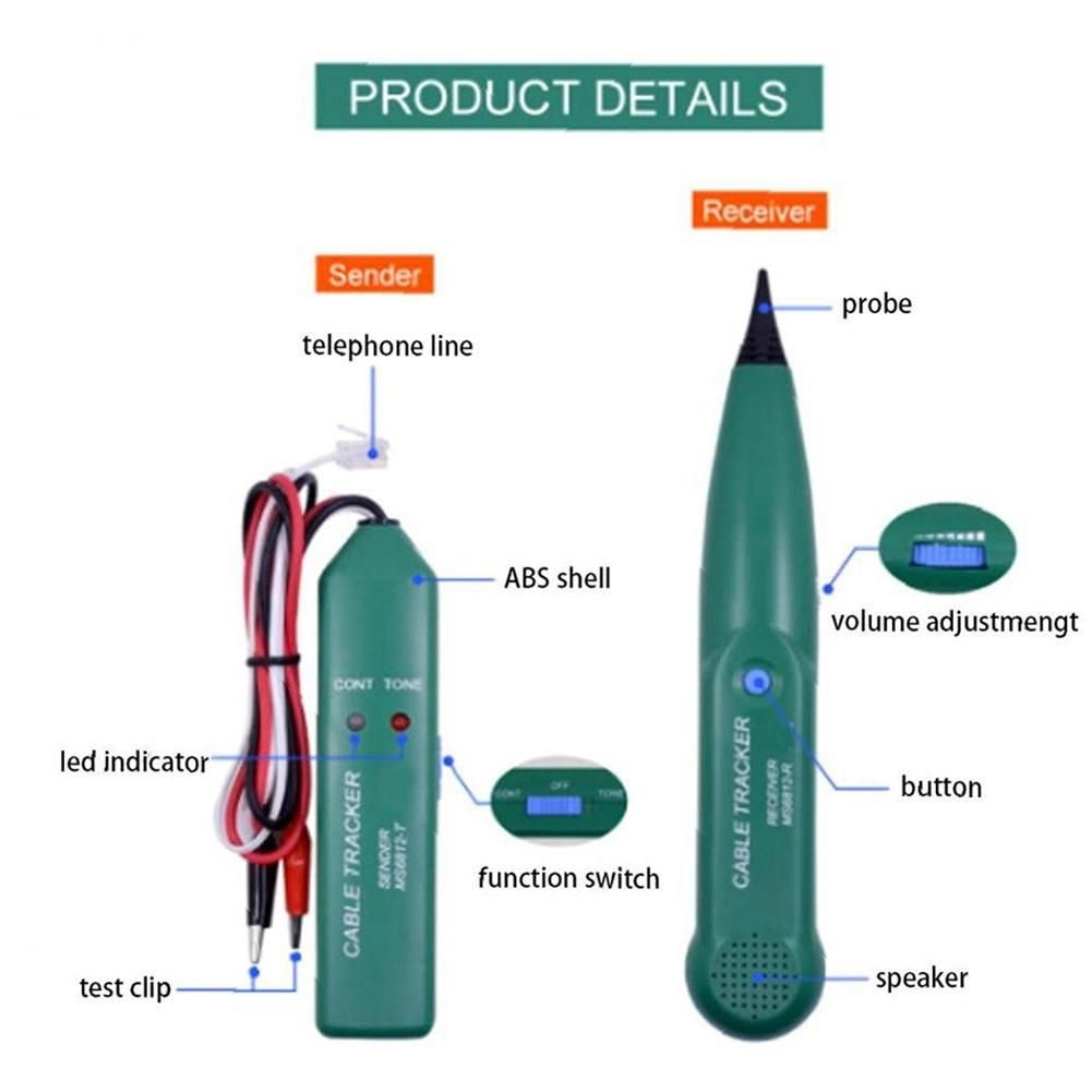 MS6812 LAN Network Cable Tester Telephone Phone Wire