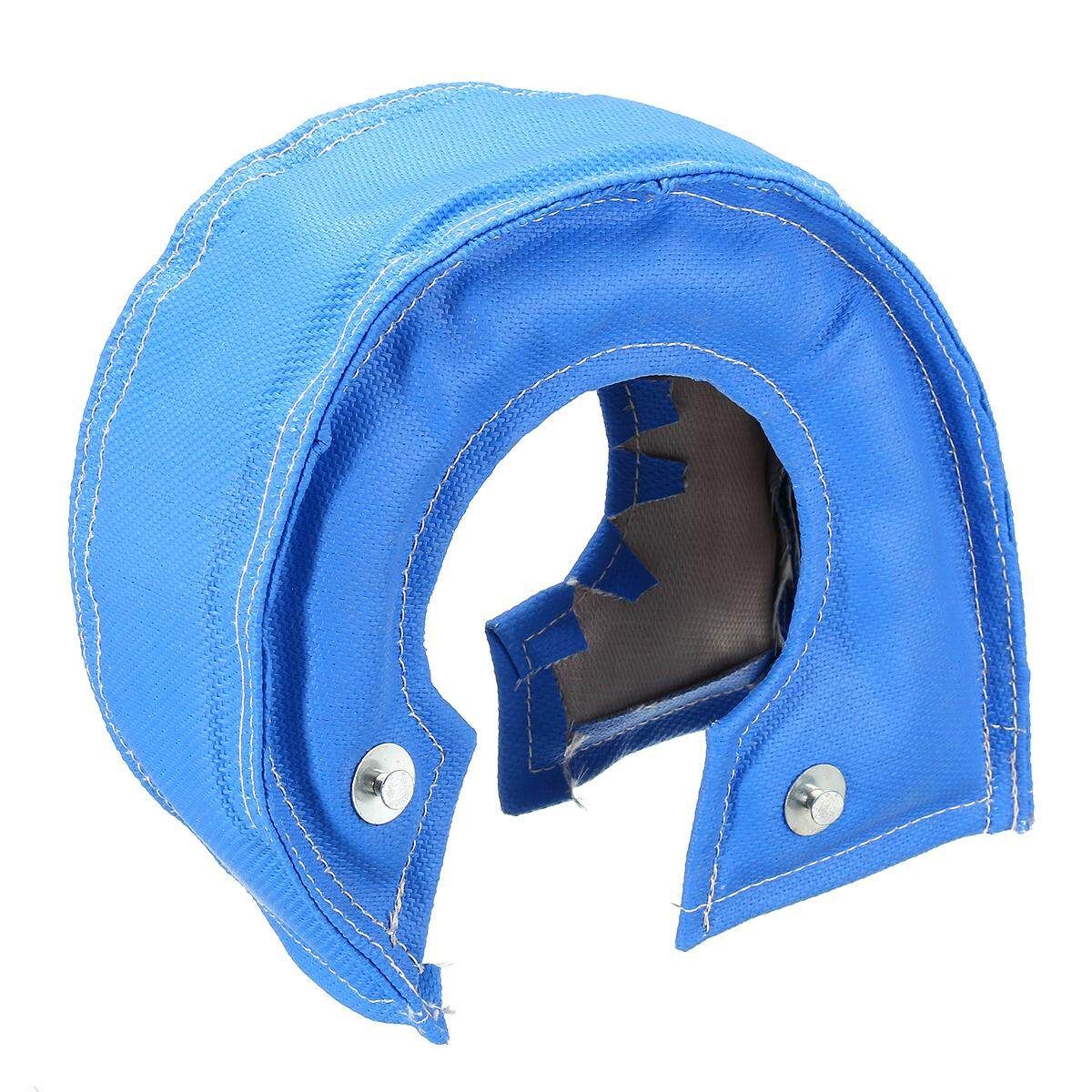 TURBO HEAT SHIELD BLANKET COVER + MANIFOLD DOWNPIPE WRAP 2" X 5M TITANIUM Blue (blue)