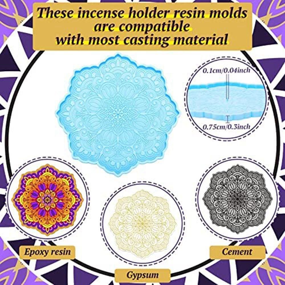 Incense Holder Resin Mold Incense Holder Mold Silicone