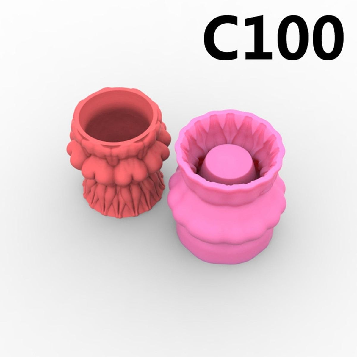 3D Female Body Flower Pot   Ceramic Cement Clay     Decoration