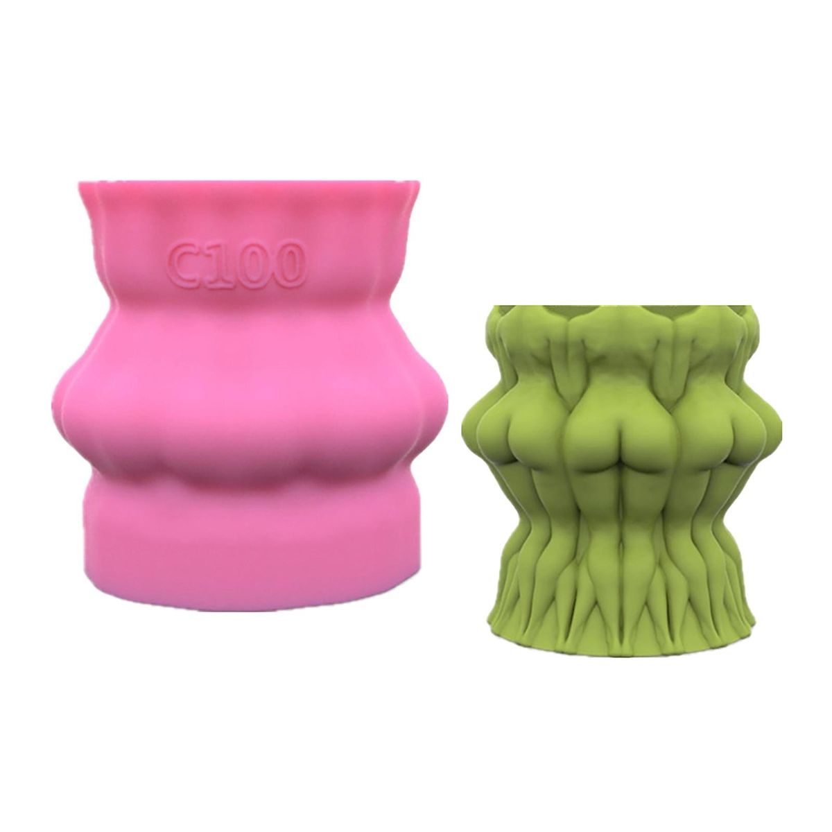 3D Female Body Flower Pot   Ceramic Cement Clay     Decoration