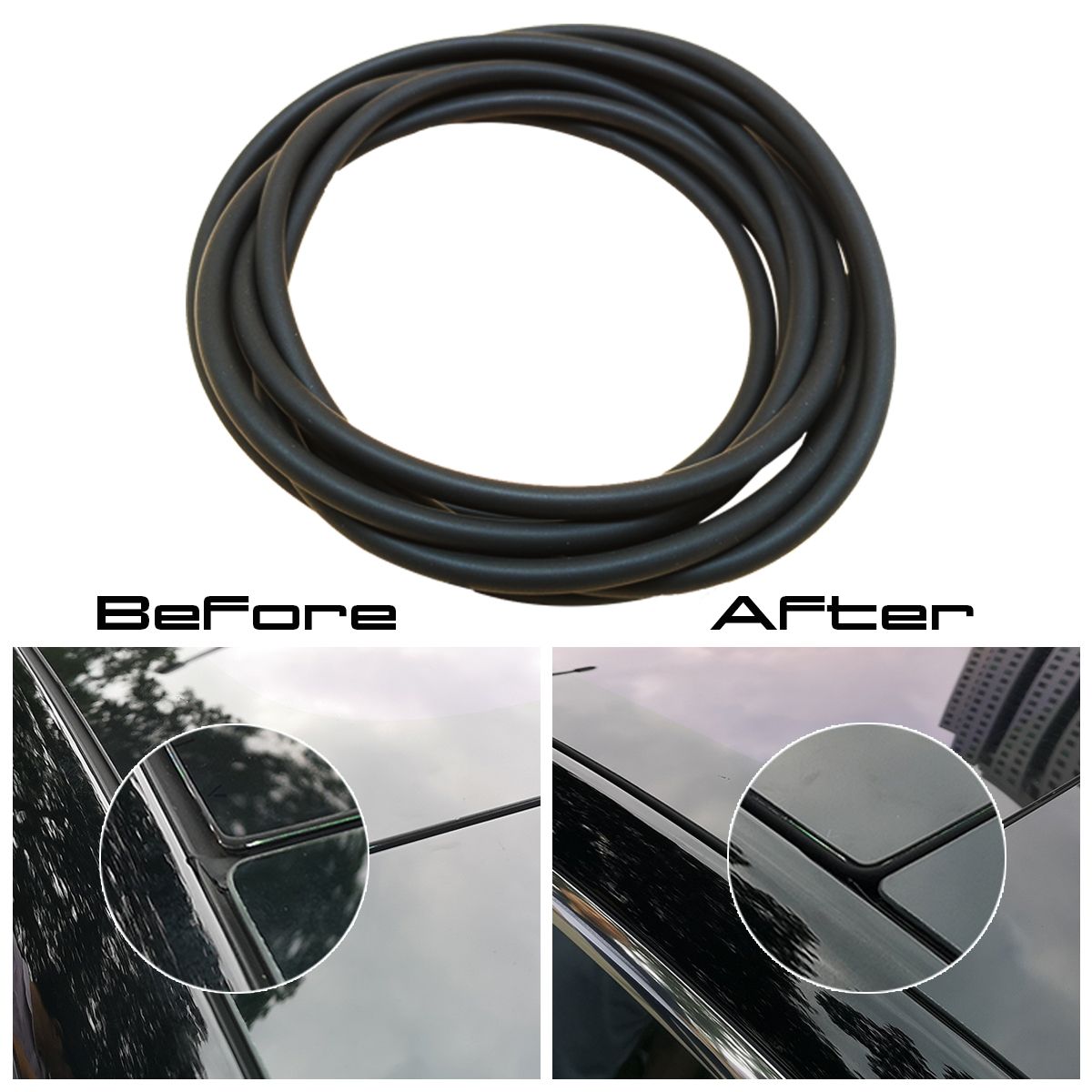 Wind Noise Reduction Seal For Tesla Model 3 Strip Sunroof Version 2 Dampening