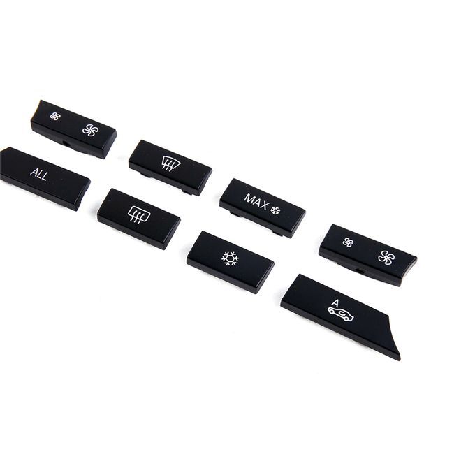 12 Button Key Caps AC Heater Switch Replacement For BMW 5