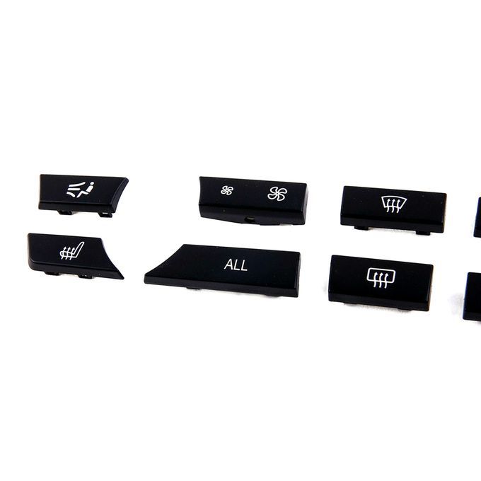 12 Button Key Caps AC Heater Switch Replacement For BMW 5