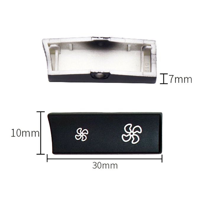 12 Button Key Caps AC Heater Switch Replacement For BMW 5