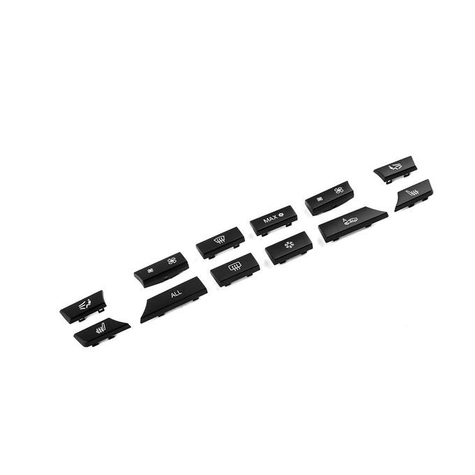 12 Button Key Caps AC Heater Switch Replacement For BMW 5