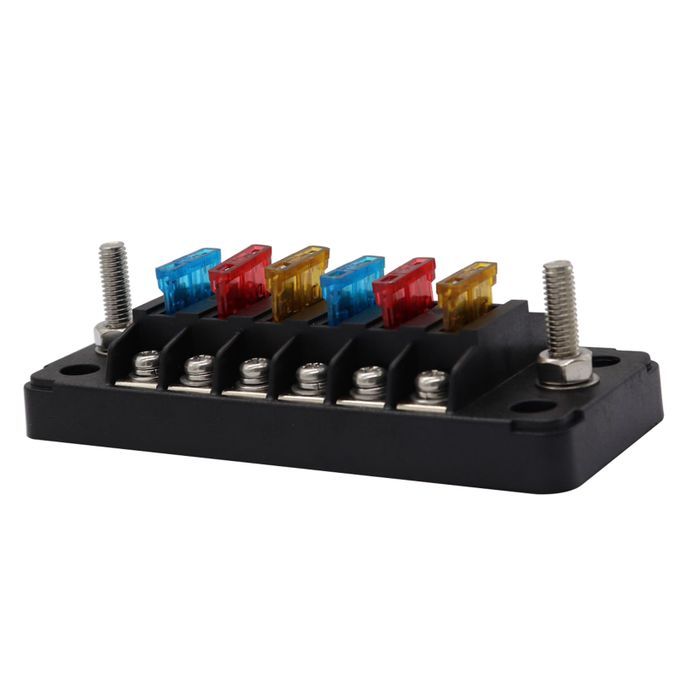 Universal Car Fuse Holder Box 32V 6-way With Independent