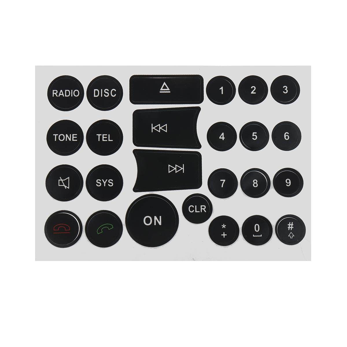 Radio Switch Button Repair Sticker Decal Fit Mer Cedes Ben Z E GLK W Class 07-14
