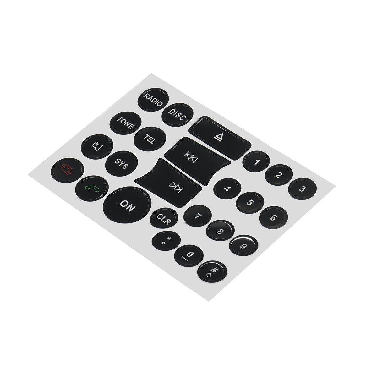 Radio Switch Button Repair Sticker Decal Fit Mer Cedes Ben Z E GLK W Class 07-14