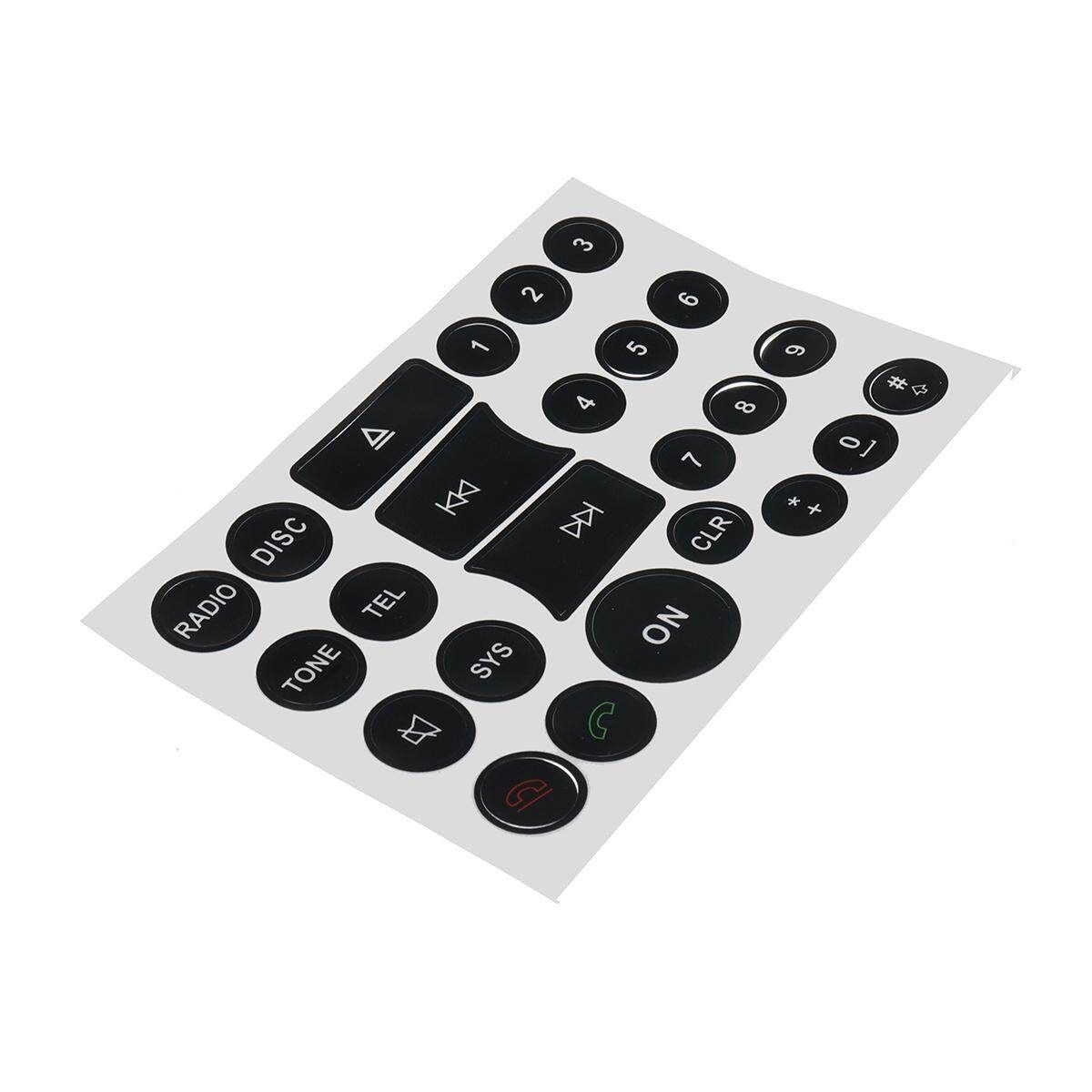 Radio Switch Button Repair Sticker Decal Fit Mer Cedes Ben Z E GLK W Class 07-14