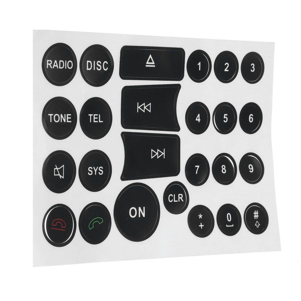 Radio Switch Button Repair Sticker Decal Fit Mer Cedes Ben Z E GLK W Class 07-14