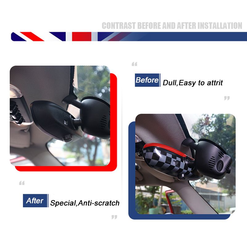 Car Rear View Mirrors Case Cover Sticker Decor Car-Styling