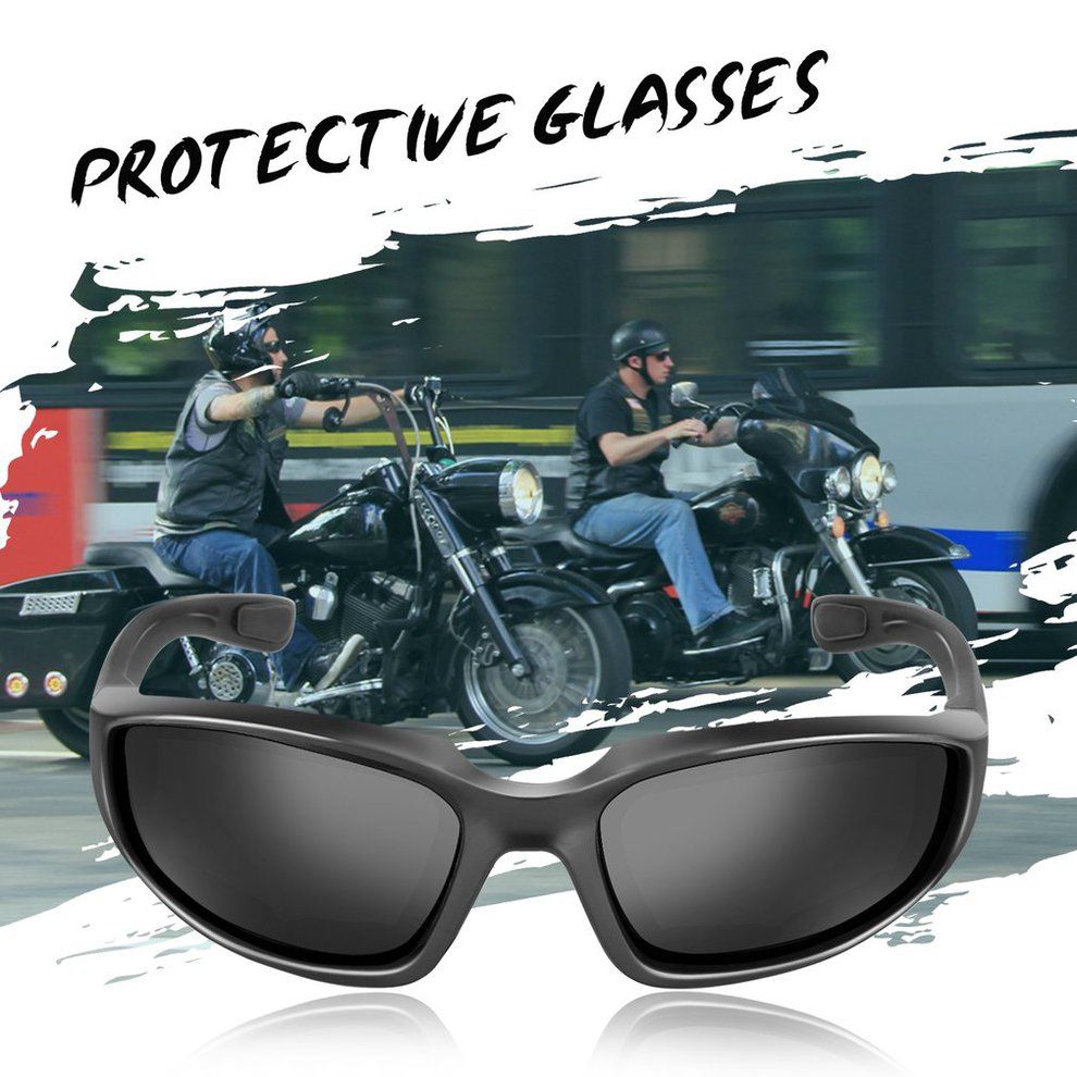 Motorcycle Glasses Windproof Dustproof Eye Glasses Outdoor Glasses-black