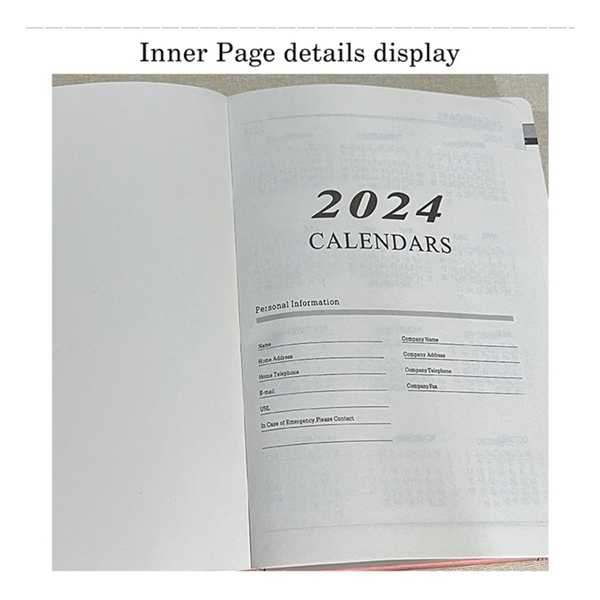 2024 Diary A5 Diary Week to View A5 Daily Planner Notebook P