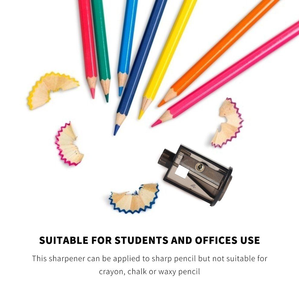 Home-TENWIN 2pcs/set Multifunctional Automatic Electric Pencil Sharpener Blades*Transparent