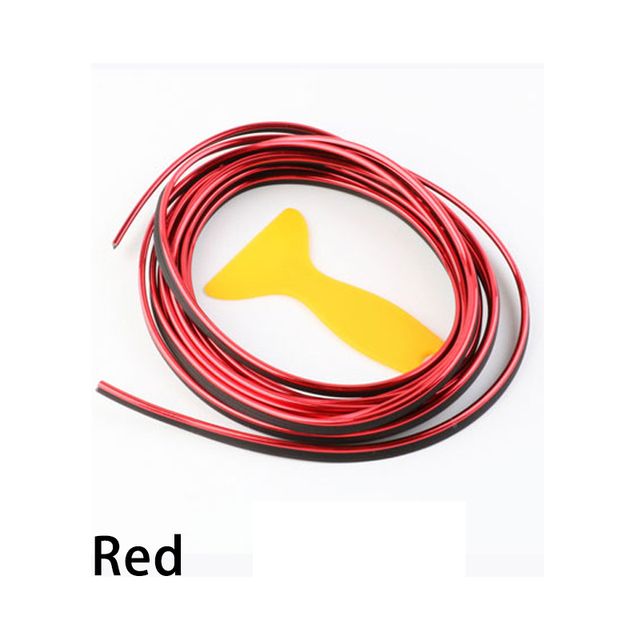 5m Car Styling Decoration Chrome Strip Mouldings Trim Door