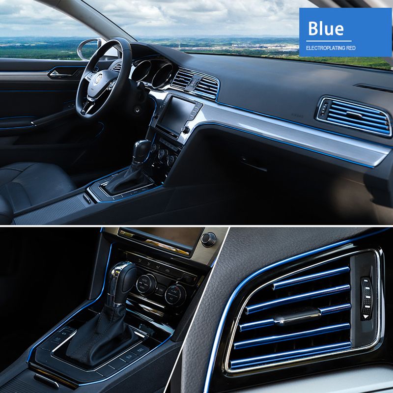 5m Car Styling Decoration Chrome Strip Mouldings Trim Door
