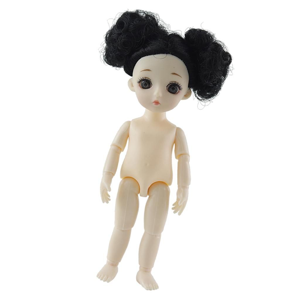 13 Jointed Moveable BJD Baby Doll Nude Body Toy For Girls Boy Gift DIY