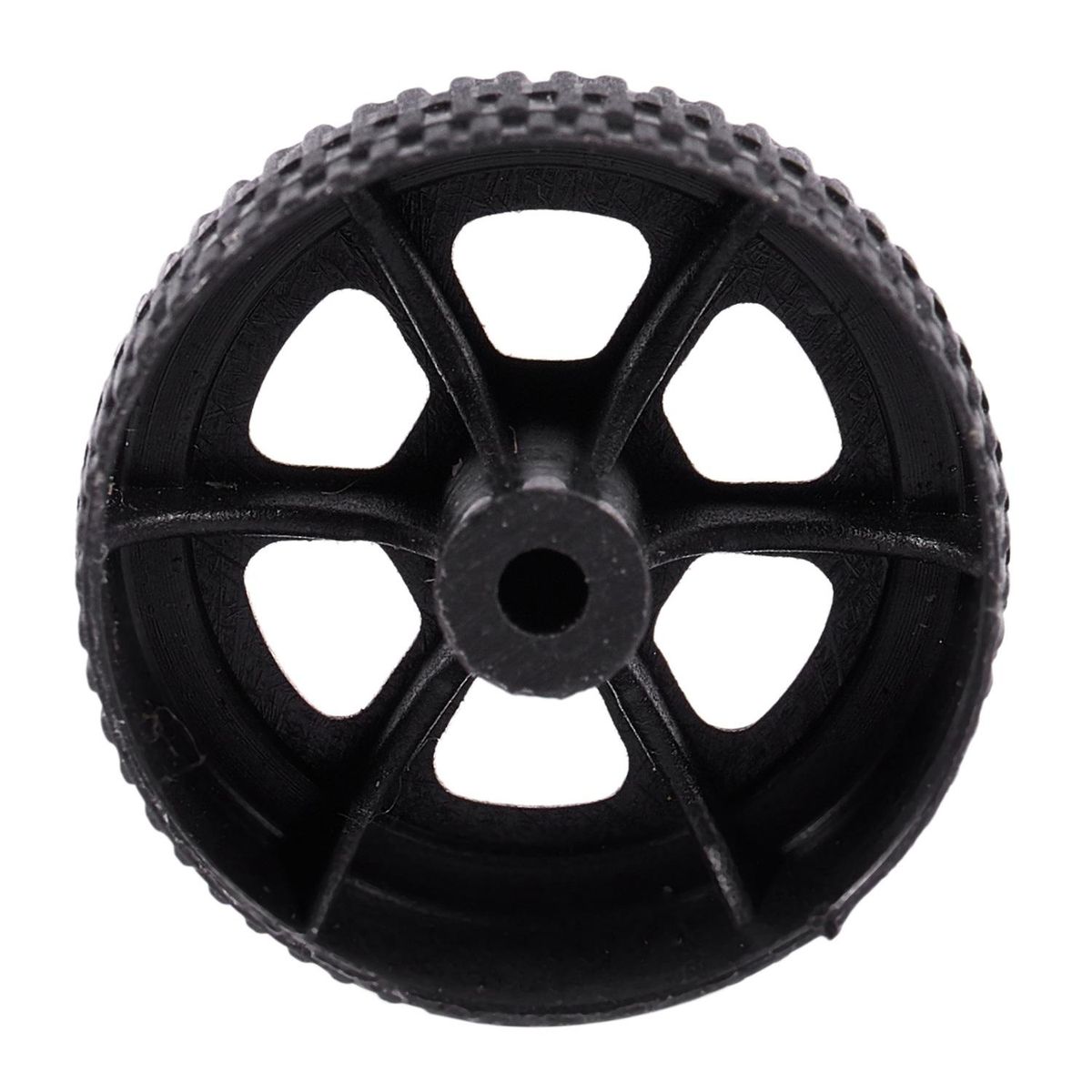 Plastic Roll 2mm Dia Shaft Car Truck Model Toys Wheel