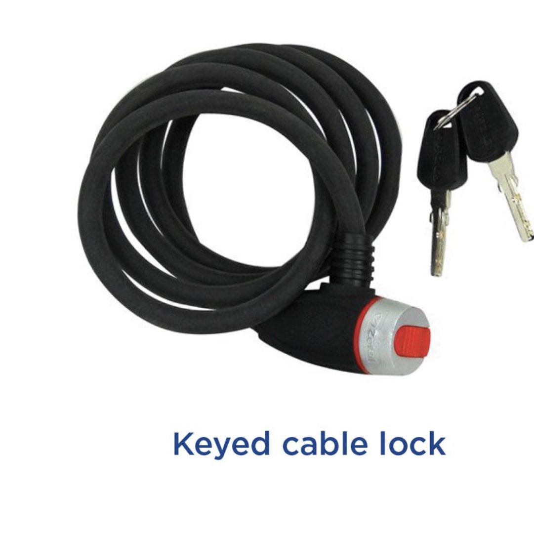 6-Piece Bike Accessories Starter Pack (Pump, Lock, Water Bottle + Cage, Front + Rear Light)