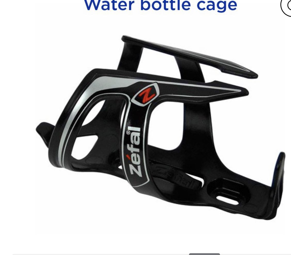 6-Piece Bike Accessories Starter Pack (Pump, Lock, Water Bottle + Cage, Front + Rear Light)