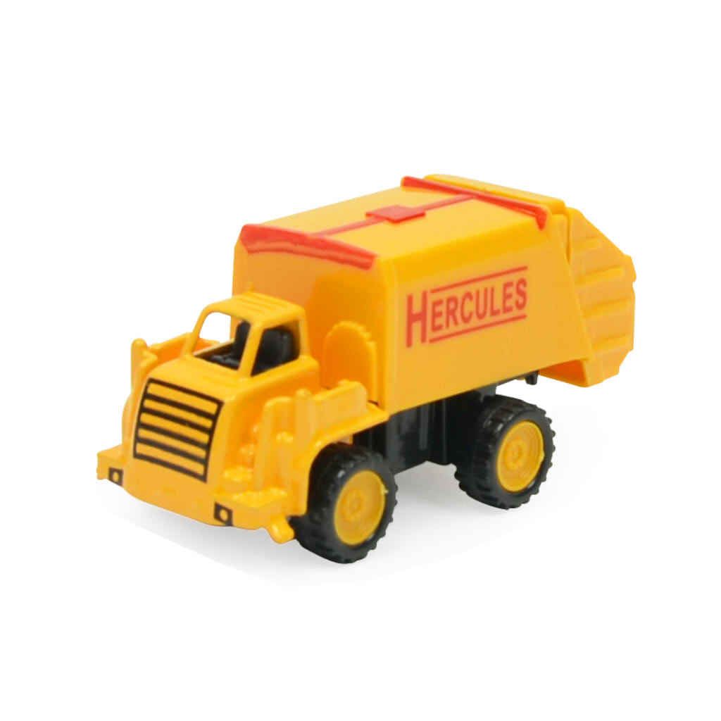 8 Pcs High Simulation Alloy Engineering Vehicle Model Alloy Excavator
