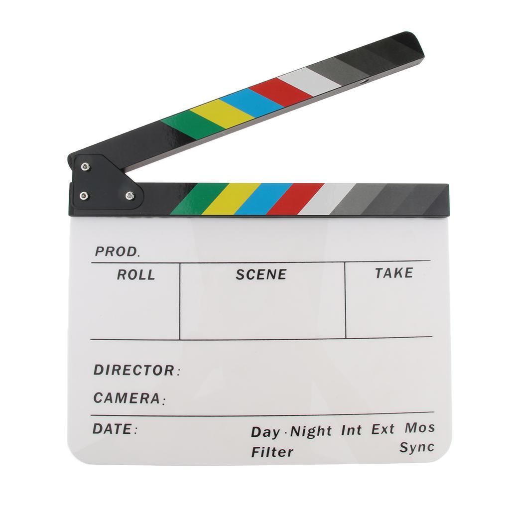 Acrylic Clapper Board For  Film