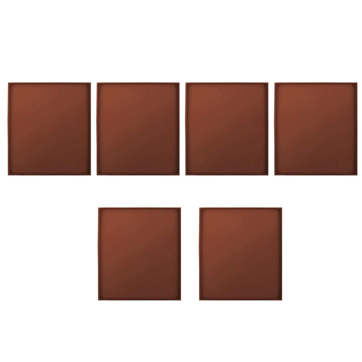 6 Pack Silicone Dehydrator Sheets Non Stick Square Edge Dehydrator Trays for Meat Vegetables Fruit Food Dryer Mat