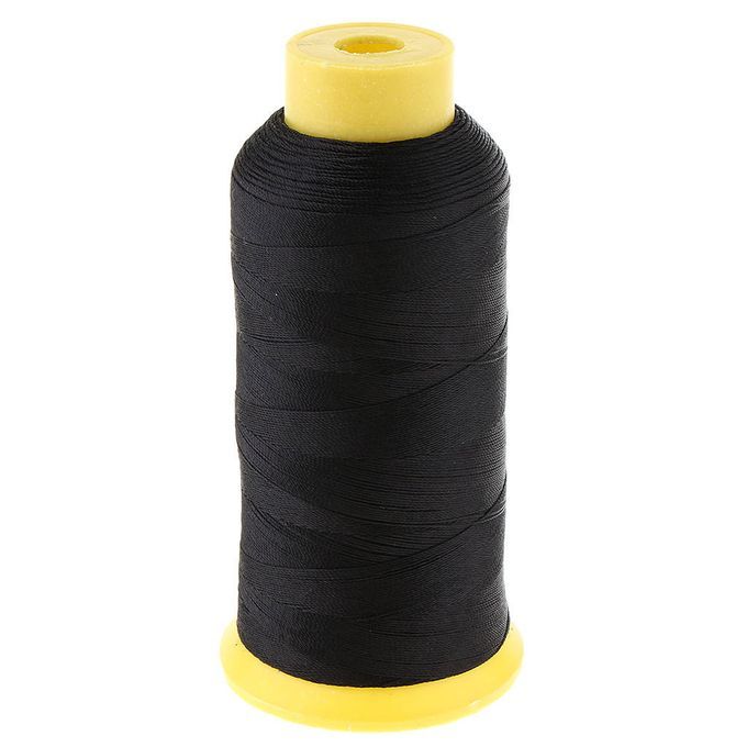 2 Roll Black White Strong Bonded Nylon Leather Sewing Thread For