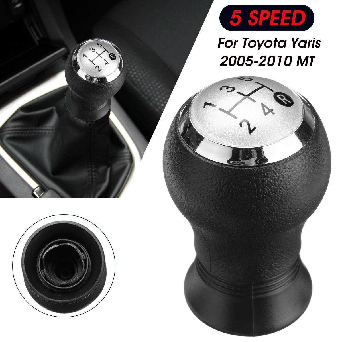 5 Speed Car Manual Gear Shift Knob Shifter Plastic For Toyota Yaris 2005-2010