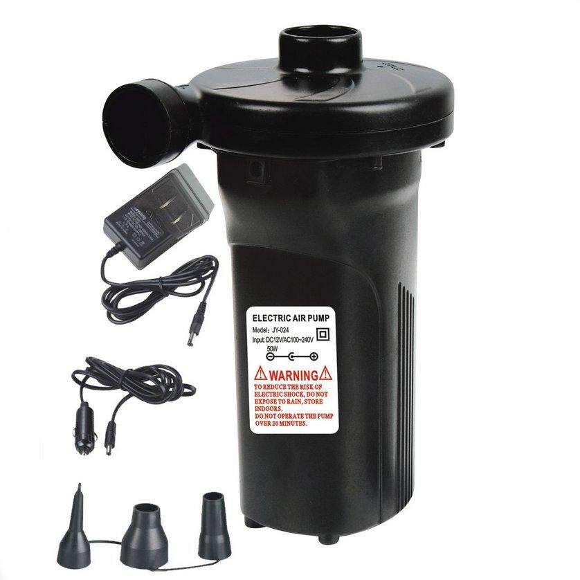 JY-204 240V/12v Electric Air Pump Electric Vacuum Compression Bag Pump Airbed Boat Inflator US US